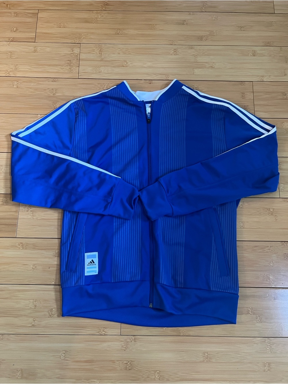 Adidas Argentina National Team Football Anthem Track Jacket Blue 2018 World Cup